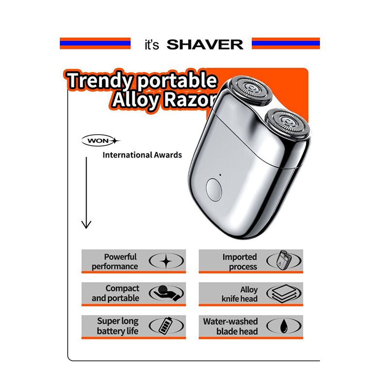 Avtoit | Mini Magnetic Men's Electric Shaver