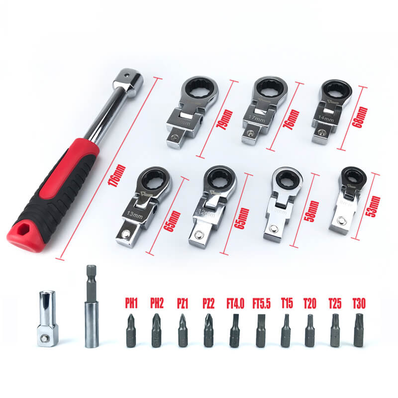 Avtoit | 20-piece ratchet wrench with box