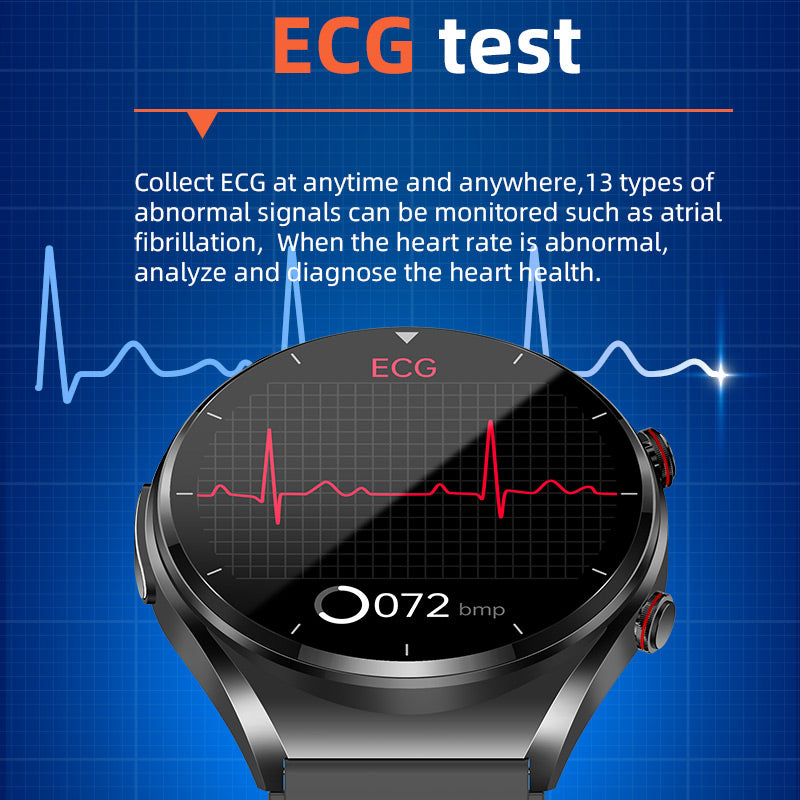 Avtoit | One-Click Blood Sugar|Blood Glucose Blood Pressure ECG|ECG HRV Heart Rate Monitor Health Smart Watch