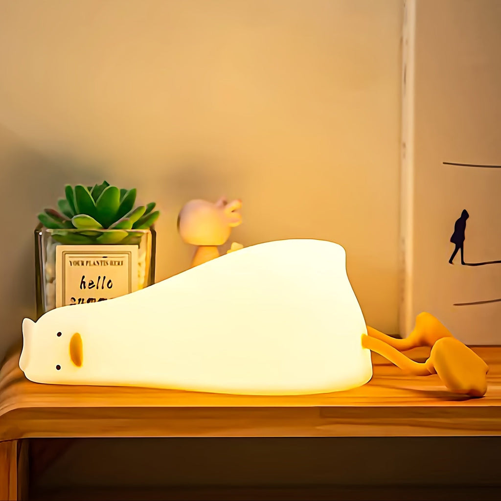Avtoit | Sleeping Duck Lamp - Rechargeable Dimmable Silicone Night Light