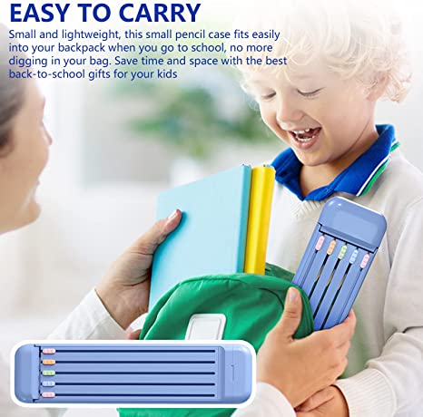 Avtoit | Multifunctional Pencil Case for Kids with 5pcs Pencils2B, Eraser and Ruler