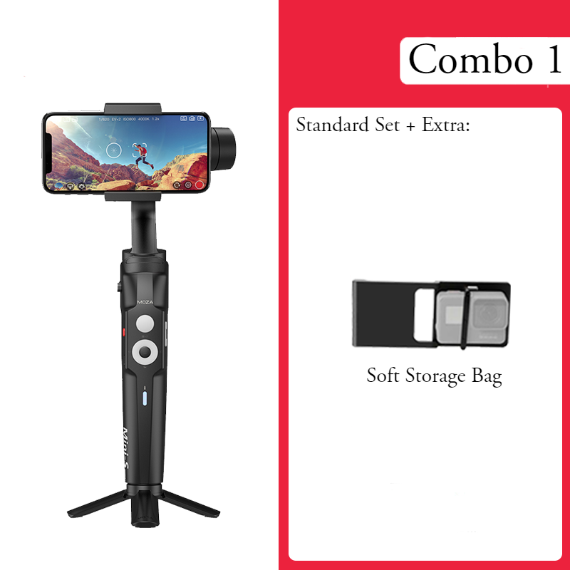 Avtoit | Mini Anti-shake Selfie Stick with Folding Storage, Three-axis Stabilization System, Object Tracking, Time-lapse Photography, Suitable for Professional or Daily Photography