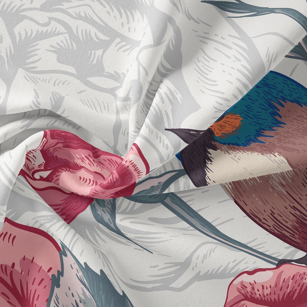 Avtoit | PetalFlight - Soft Floral and Bird Bed Linen