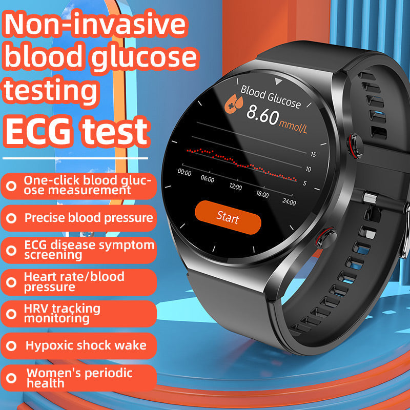 Avtoit | One-Click Blood Sugar|Blood Glucose Blood Pressure ECG|ECG HRV Heart Rate Monitor Health Smart Watch