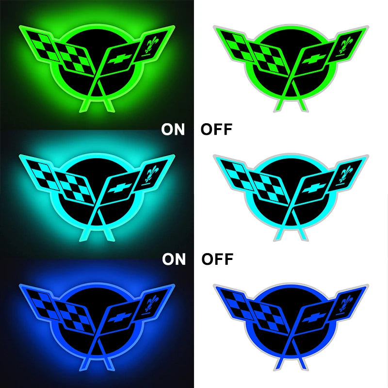 Corvette C5 LED Car Emblem