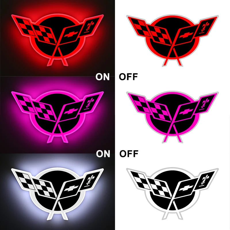 Corvette C5 LED Car Emblem