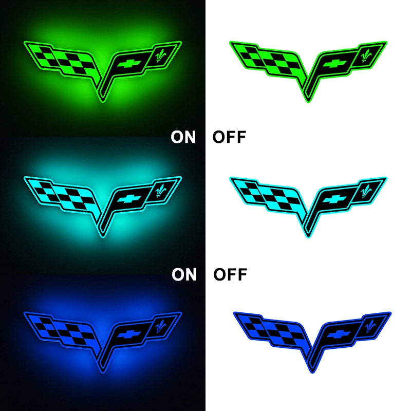 Corvette C6 LED Car Badge
