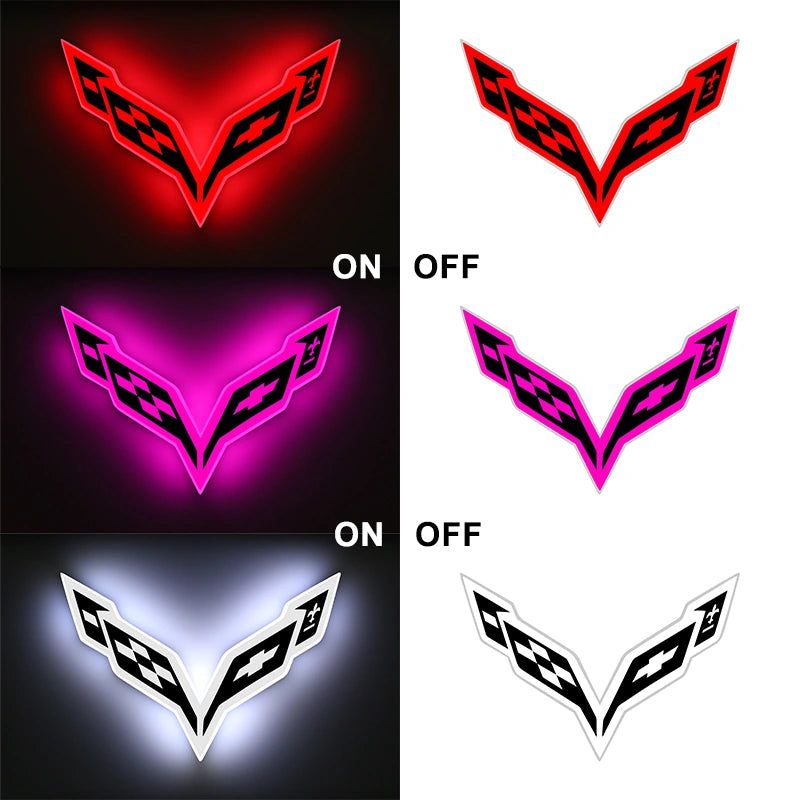 Corvette C7 Light Up Badge