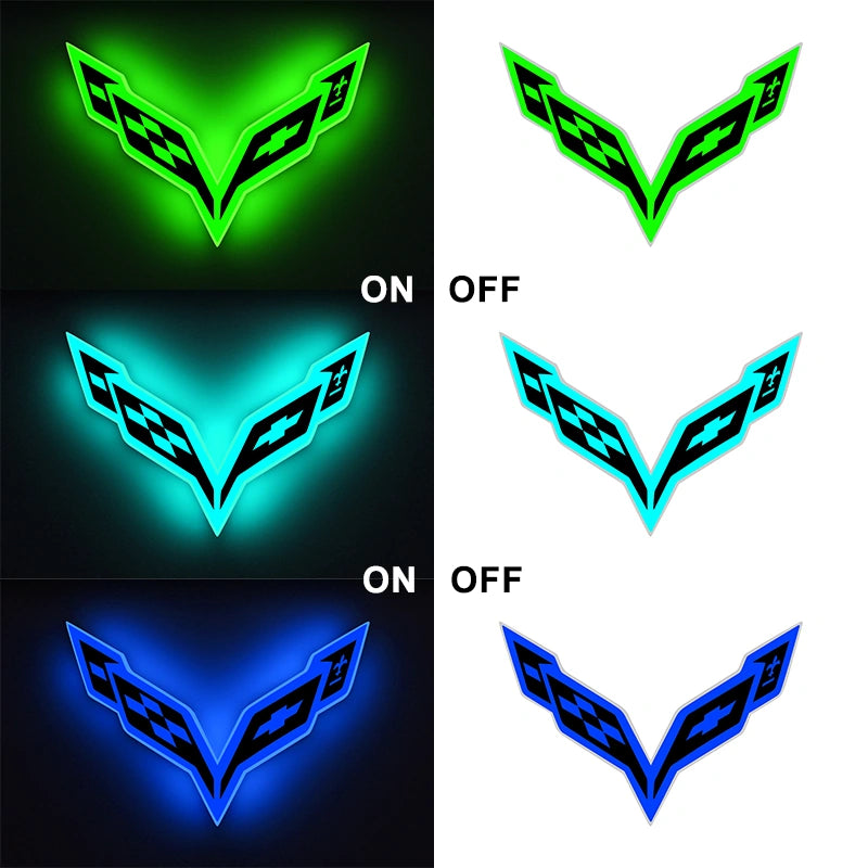Corvette C7 Light Up Badge