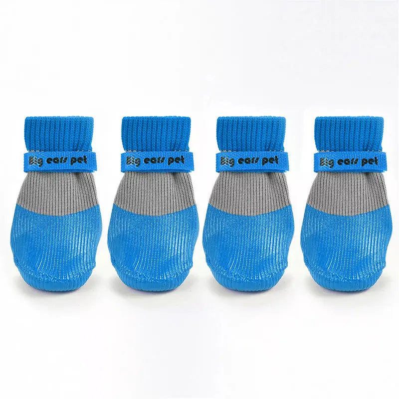 Avtoit | 2 Pair Non-Slip Waterproof Dog Shoes for Safe and Happy Paws