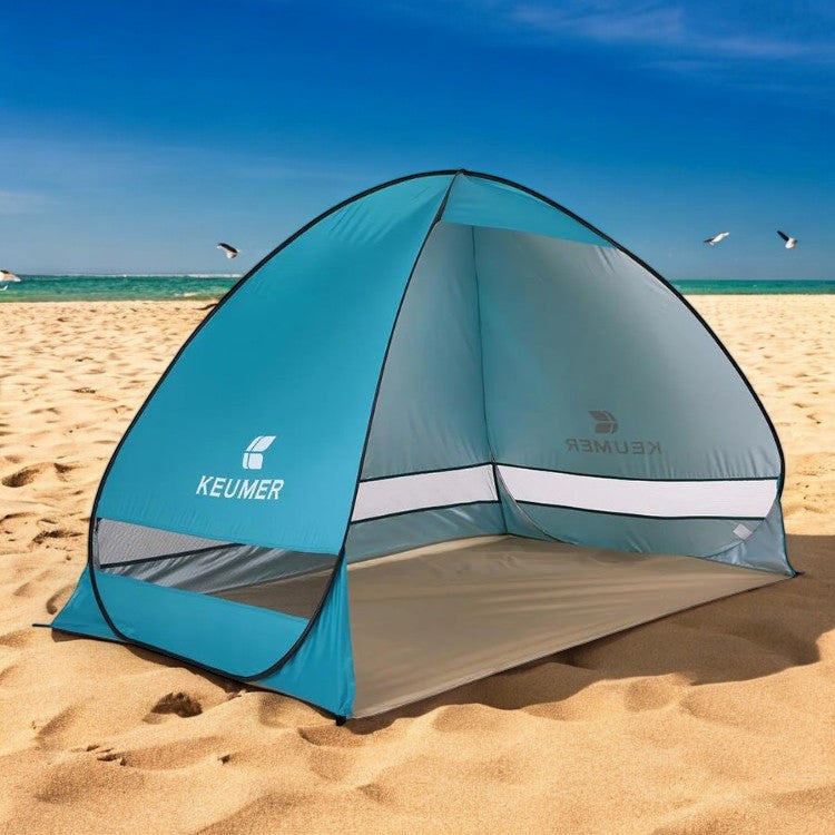 Avtoit | 4-Person Beach Pop-Up Tent for Family Camping, Outdoor Events & Quick Setup