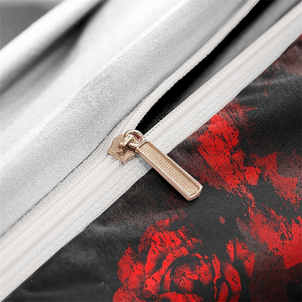 Avtoit | GothicLuxe - Skull & Rose-Themed Bed Set