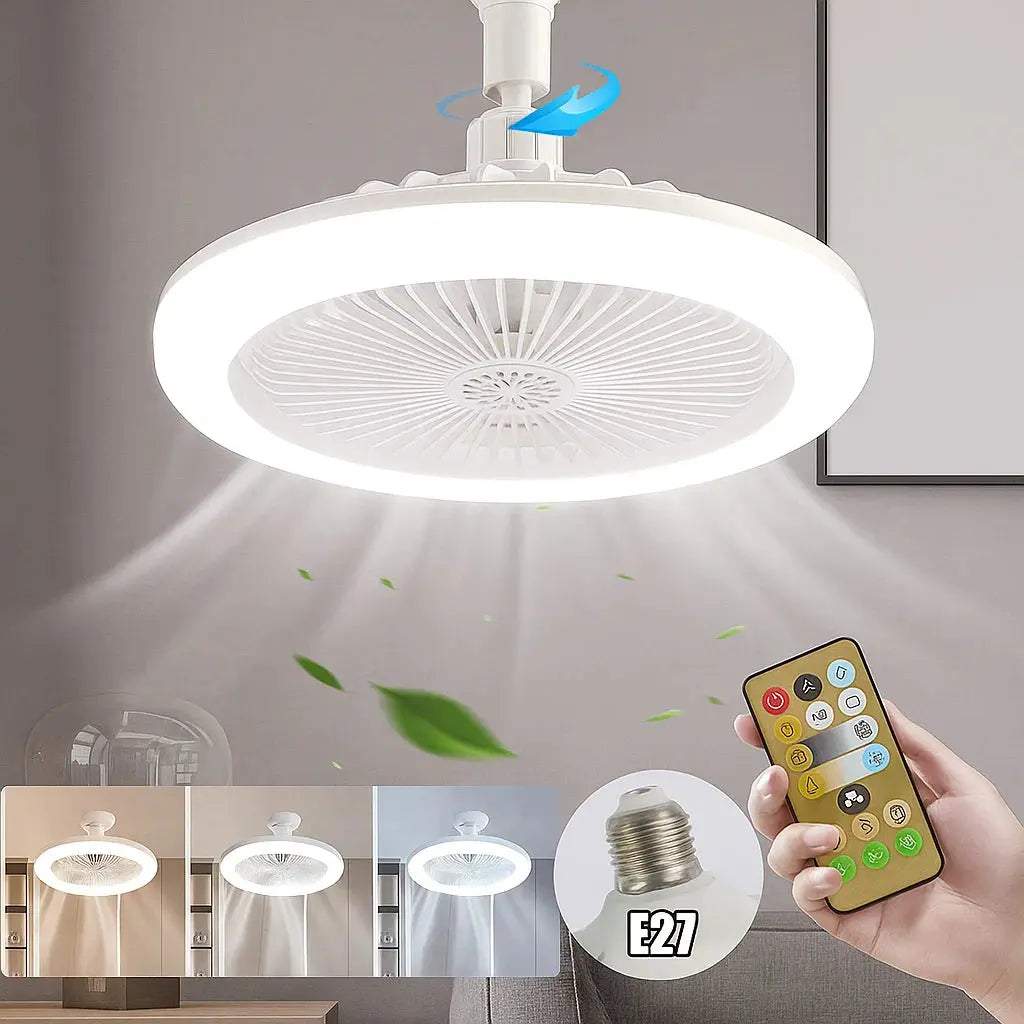 Avtoit | 2-in-1 Ceiling Lamp with Fan – Controllable via Remote Control