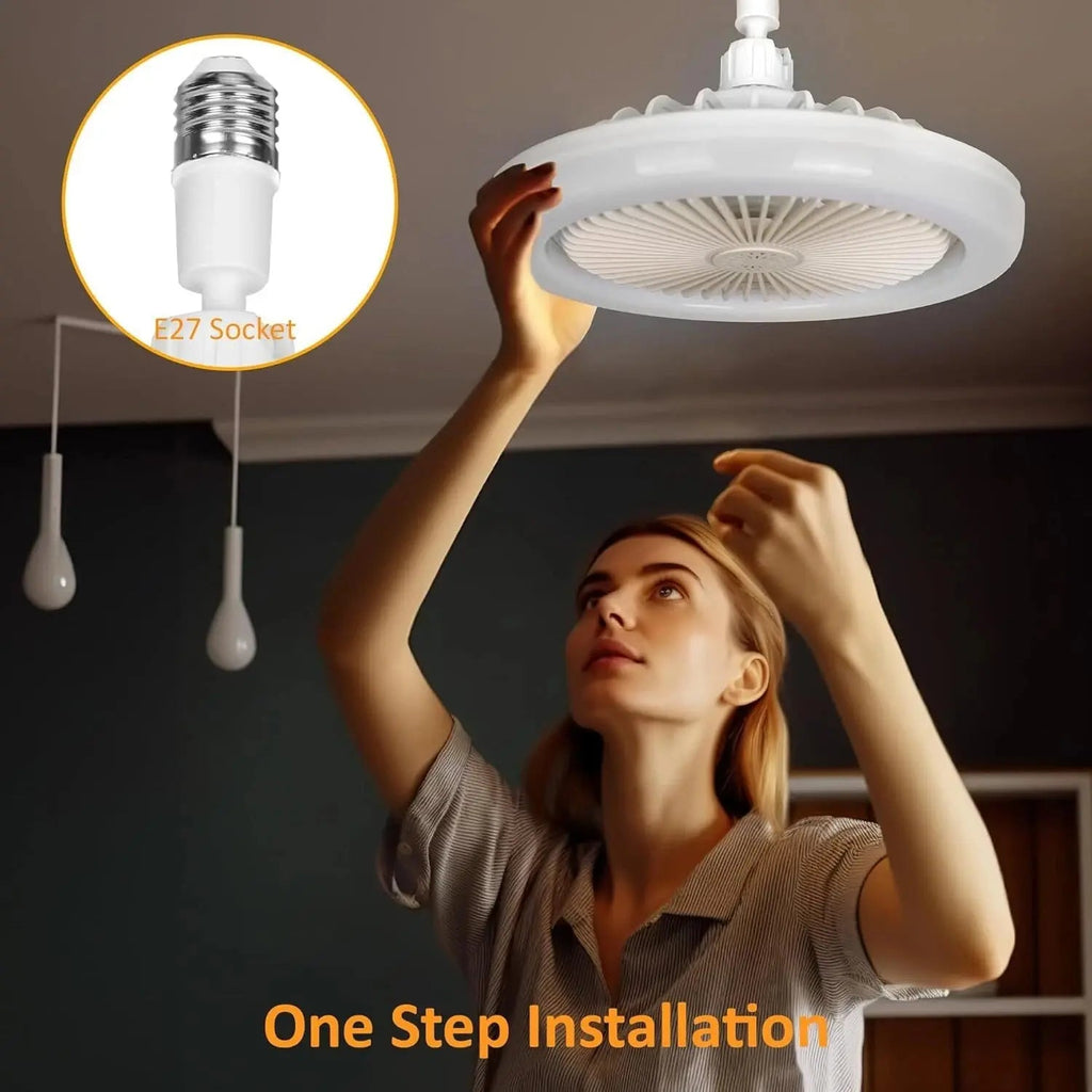 Avtoit | 2-in-1 Ceiling Lamp with Fan – Controllable via Remote Control