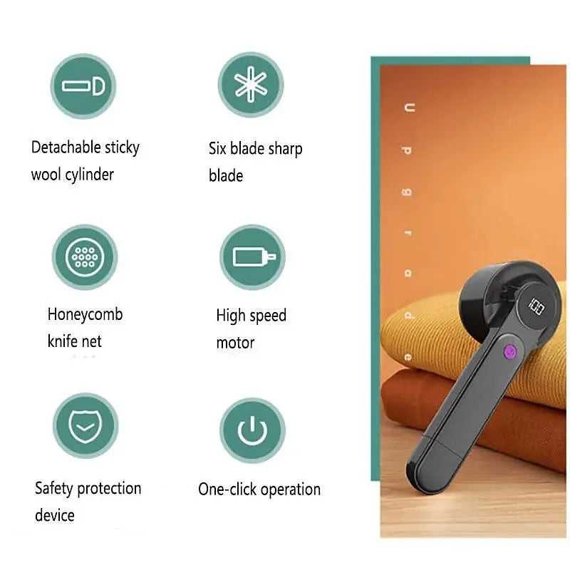 Avtoit | 2-in-1 Electric Lint Remover for Flawless Fabrics