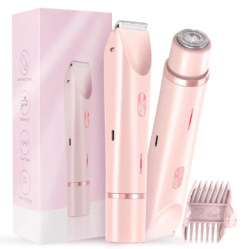 Avtoit | 2-in-1 Electric Razor for Women with Dual Head Design