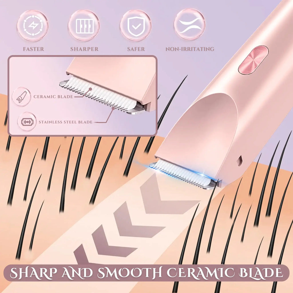 Avtoit | 2-in-1 Electric Razor for Women with Dual Head Design