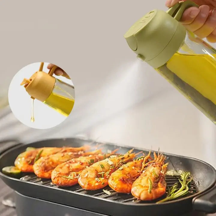 Avtoit | 2-in-1 Glass Oil Sprayer & Dispenser