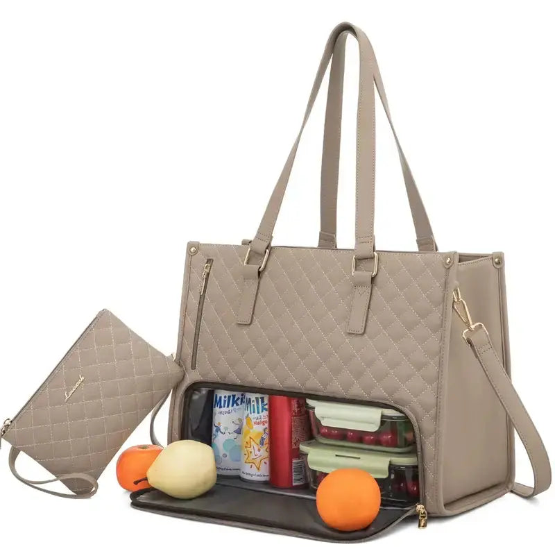 Avtoit | 2-in-1 Insulated Bag with Laptop Compartment – Stylish & Practical for Work and Everyday Life
