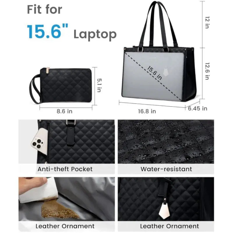 Avtoit | 2-in-1 Insulated Bag with Laptop Compartment – Stylish & Practical for Work and Everyday Life