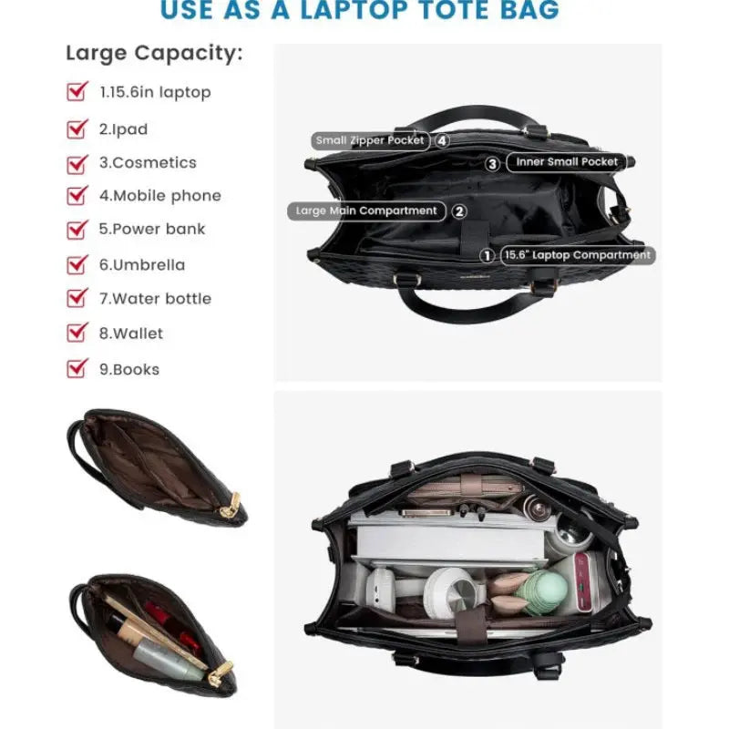 Avtoit | 2-in-1 Insulated Bag with Laptop Compartment – Stylish & Practical for Work and Everyday Life