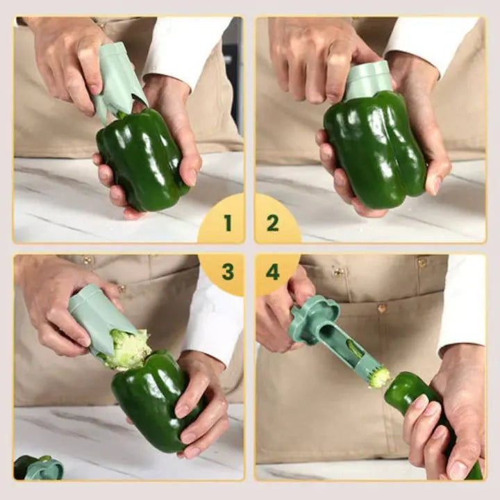 Avtoit | 2-in-1 Pepper Corer & Vegetable Cutter