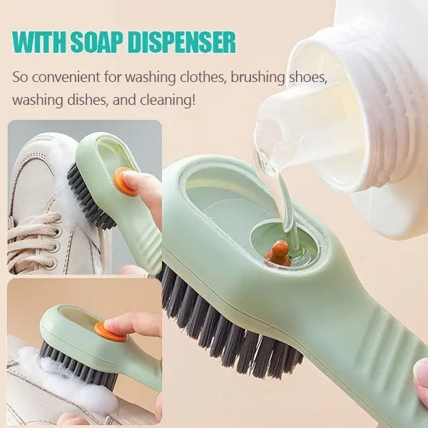 Avtoit | 2-in-1 Cleaning Brush with Soap Dispenser – Cleanliness Made Easy