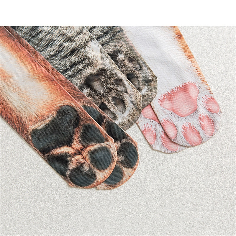 Avtoit | Cat Paw 3D Printed Unisex Socks