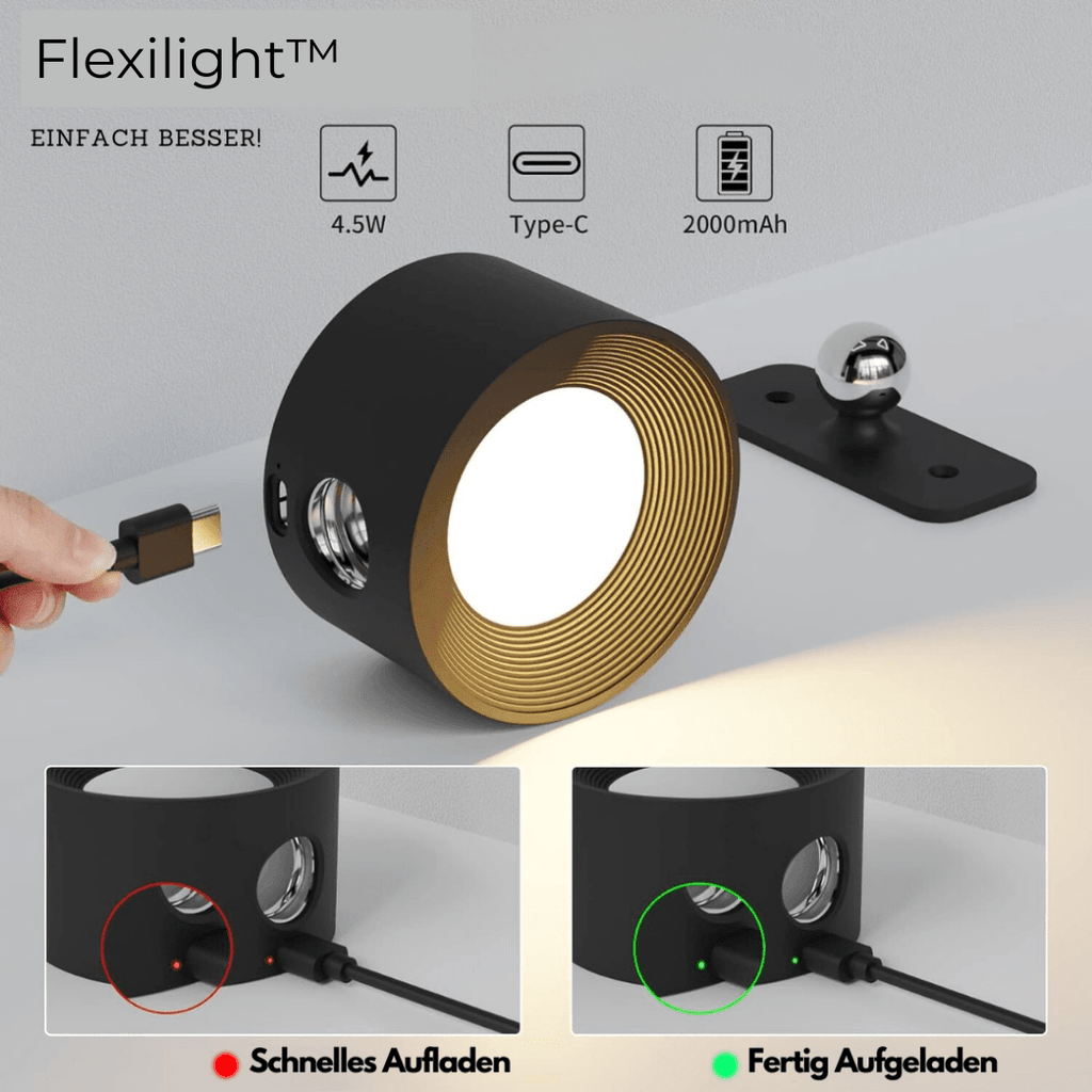 Avtoit | 360° wireless rechargeable wall light | Versatile LED lighting solution