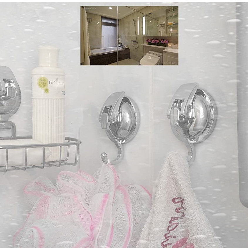 Avtoit | 2-Pack: Heavy-Duty Vacuum Suction Cup Hooks
