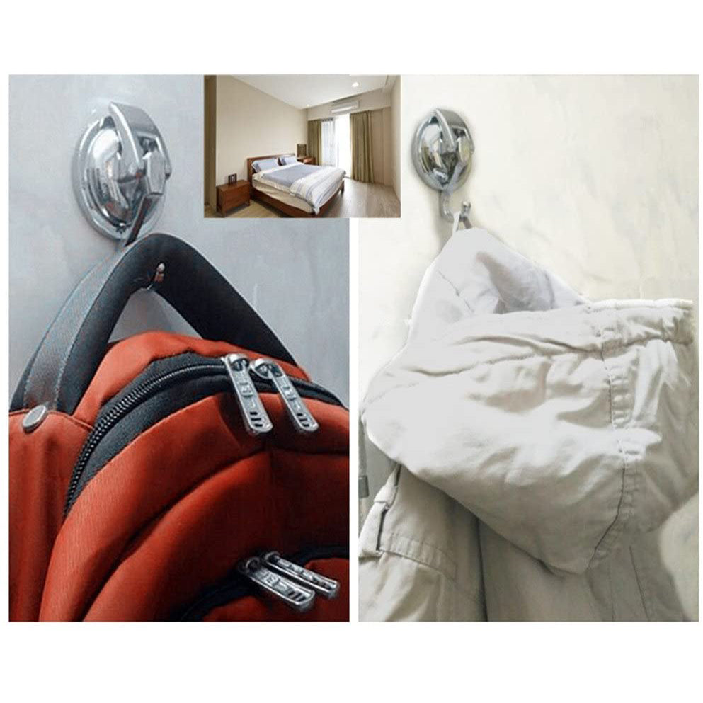 Avtoit | 2-Pack: Heavy-Duty Vacuum Suction Cup Hooks