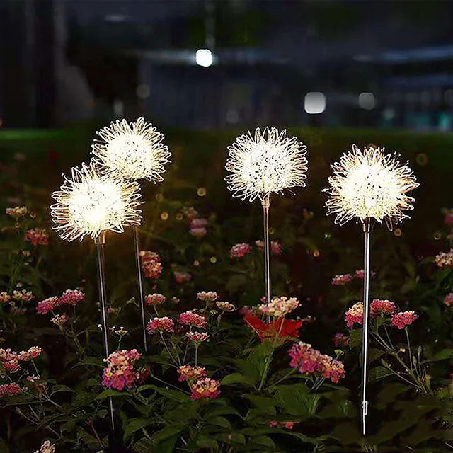 Avtoit | 2-Pack: Outdoor Solar Dandelion Garden Lights