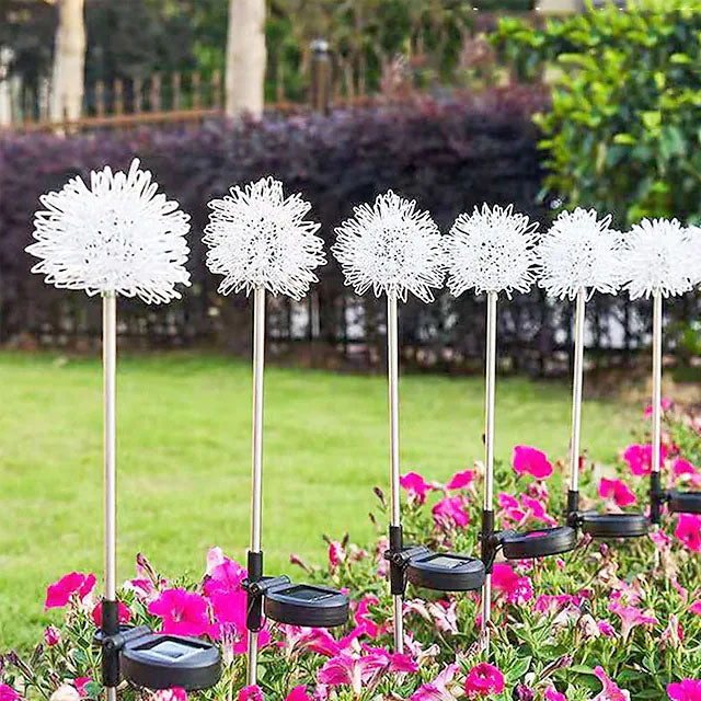 Avtoit | 2-Pack: Outdoor Solar Dandelion Garden Lights