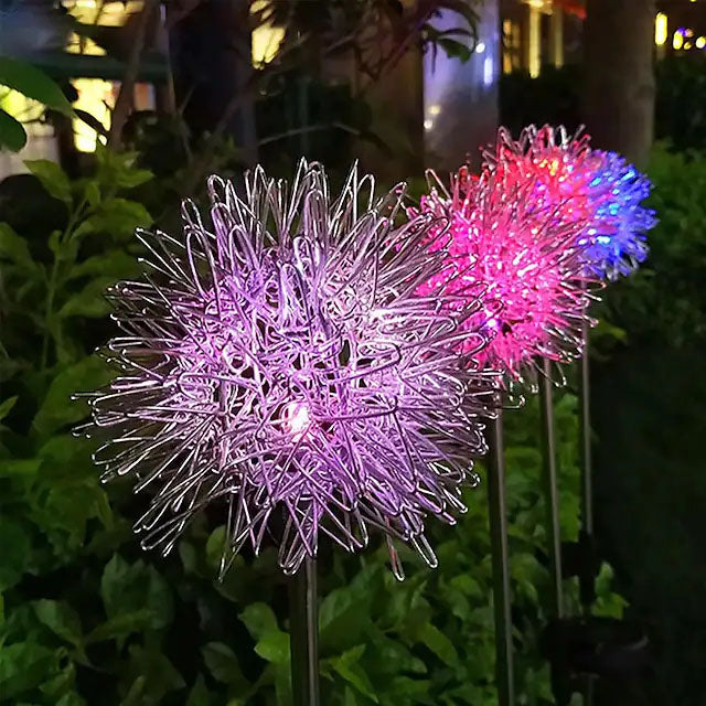 Avtoit | 2-Pack: Outdoor Solar Dandelion Garden Lights