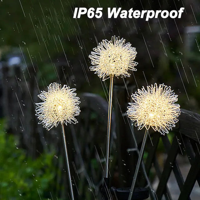 Avtoit | 2-Pack: Outdoor Solar Dandelion Garden Lights