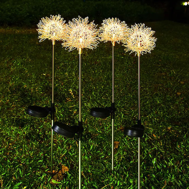 Avtoit | 2-Pack: Outdoor Solar Dandelion Garden Lights