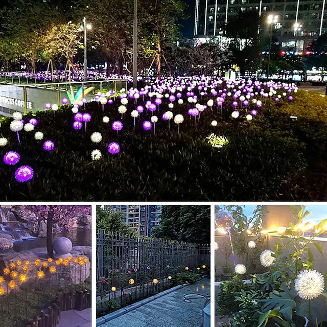 Avtoit | 2-Pack: Outdoor Solar Dandelion Garden Lights