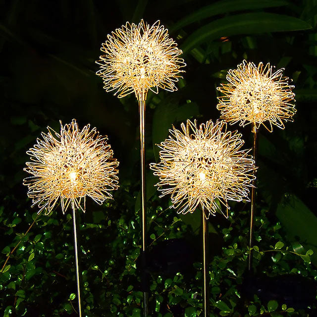Avtoit | 2-Pack: Outdoor Solar Dandelion Garden Lights