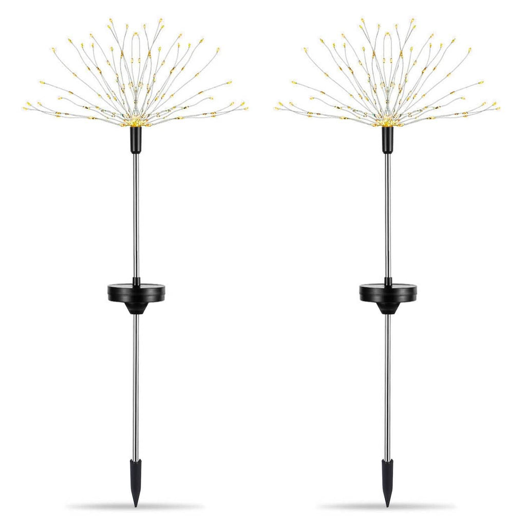 Avtoit | 2-piece: Solar-powered star explosion garden lights