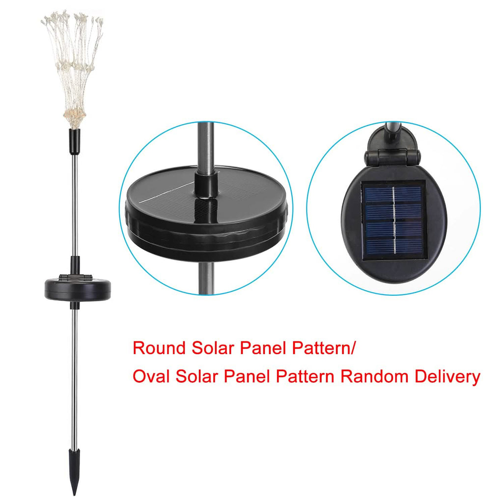 Avtoit | 2-piece: Solar-powered star explosion garden lights