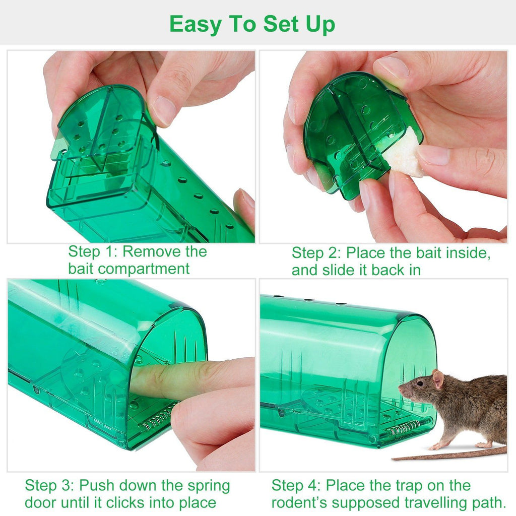 Avtoit | 2-piece: Reusable Humane Mouse Trap