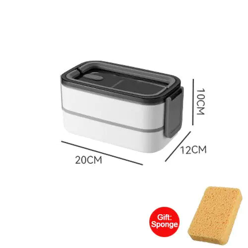 Avtoit | 2-Tier Stainless Steel Bento Lunchbox - MealMate