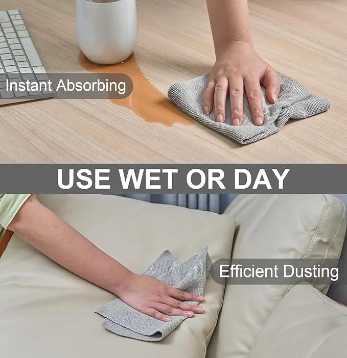 Avtoit | 20 Piece Reusable Microfiber Cloths on Roll – Lint-Free, Streak-Free & Eco-Friendly