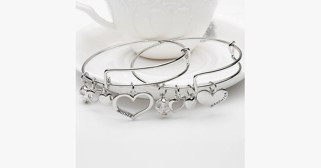 Avtoit | Mother Daughter Charm Bracelet Set