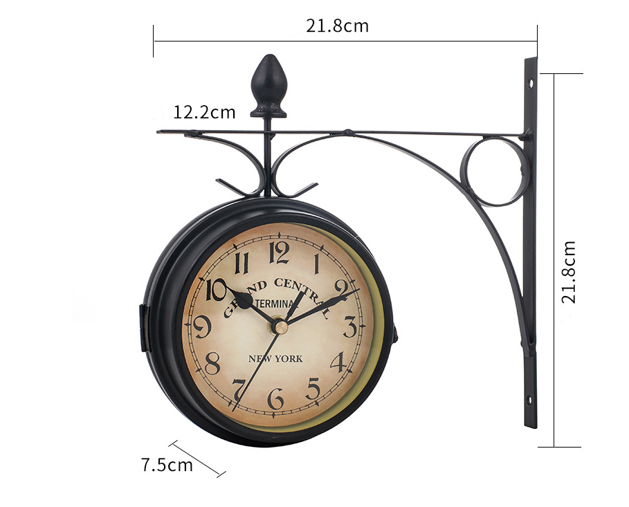 Avtoit | Double-sided EuroElegance wall clock