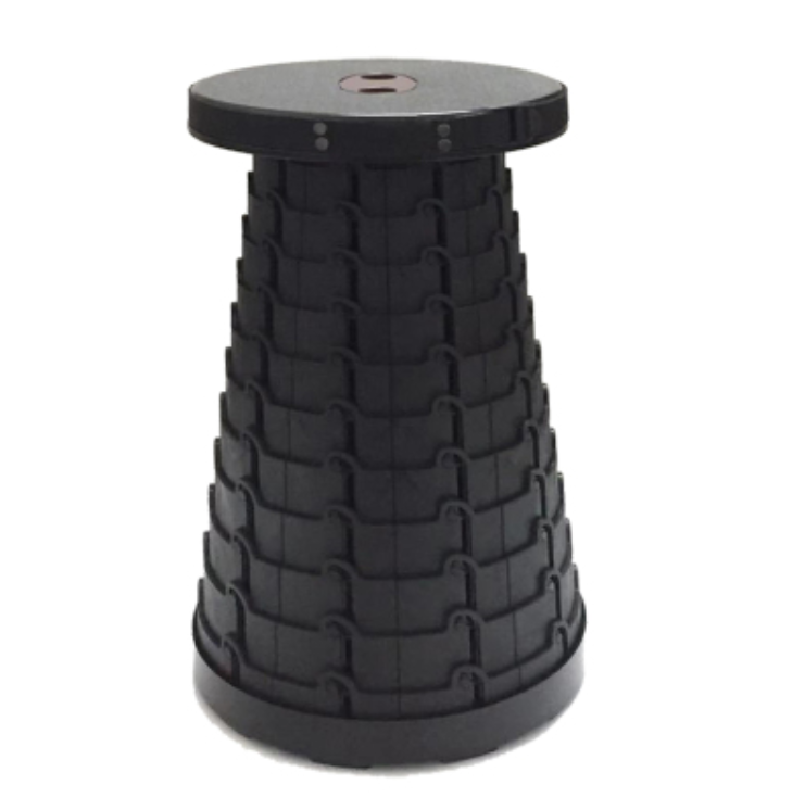 Avtoit | Portable & Lightweight Retractable Folding Stool, with Max Load 150Kg & Twelve Levels, for Fishing, BBQ, Outdoors, Indoors, Kitchen & More