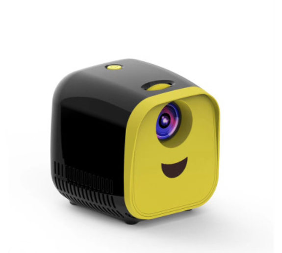Avtoit | LED Mini HD Home Projector with Multi-language System, Support Reading Flash Drive, Mobile Hard Disk & TF Card, for Home and Office
