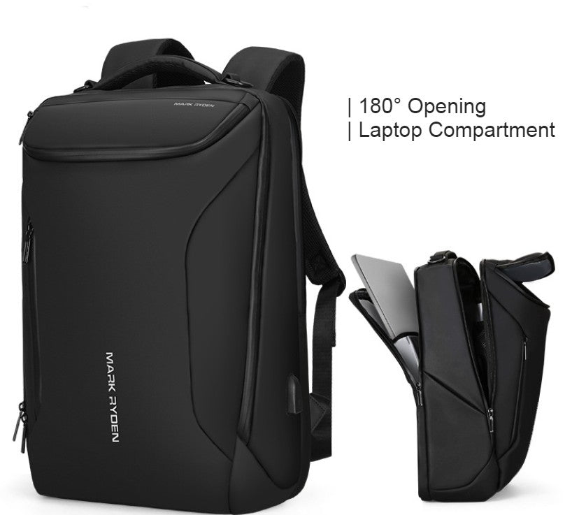 Avtoit | Multifunctional 33L Large-capacity Backpack, with Streamlined Shape, Waterproof Design, 12 Types of Storage Compartments, 180¬∞Opening, Independent Computer Compartment, USB Charging Port