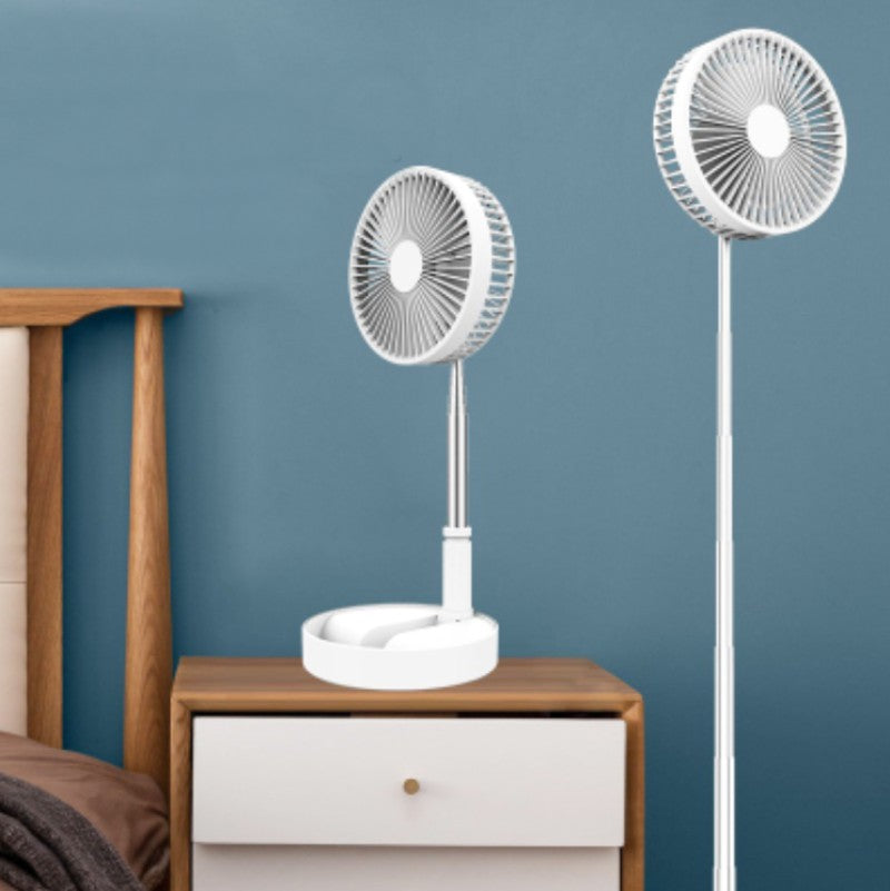 Avtoit | Multifunctional Retractable Fan, with Strong Wind, Long Battery Life, Three Adjustable Angles, Adjustable Wind, for Desktop and Floor