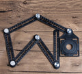 Avtoit | Multi-Angle Measuring Ruler with 6 Foldable Sides, For Handymen, Builders, Craftsmen, Carpenters, Roofers and More